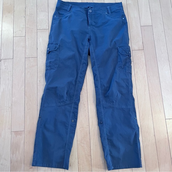 Kuhl Gray Roll Up Cargo Pants with Straight Leg Cut - Picture 3 of 14